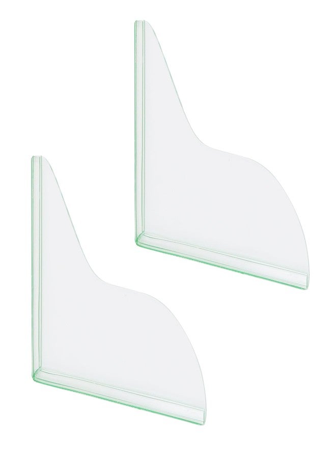 Risbay Shower Splash Guard for Walk, Large Bathroom Bath Tub Splash Guards, Transparent Shower Corner Bathtub Water Blocker Guards to Keep Water(8.27 x 7.48 inches) - Image 1